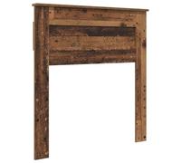 HETFTJN Tête de lit 102 x 7 x 100 cm en Bois d'ingénierie, Design Moderne rectangulaire Couleur Bois Ancien, Panneau Mural pour Chambre, Esthétique épurée et contemporaine