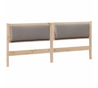 HETFTJN Tête de lit en bois massif 180 cm marron pin mat design moderne moins c'est plus chambre à coucher mur de lit pour un intérieur confortable