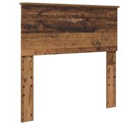 HETFTJN Tête de Lit Moderne, Tête de Lit 93 x 90 cm en Bois d'Ingénierie, Design Rectangulaire, Finition Aspect Bois Ancien pour Une Chambre à Coucher au Style Contemporain