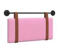 HETFTJN Tête de lit Suspendue Rose, Panneau Mural rembourré en PU Antique, Design Moderne Minimaliste, Gain de Place, Dimensions 100x55cm, Fixation Murale Facile pour Chambre