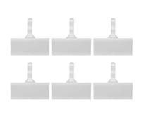 HETHLIF 50 Ensembles de Porte-étiquettes D'étagère en Plastique Robuste avec Clips et Cartes pour Supermarchés Centres Commerciaux - Porte-étiquette de Prix Réutilisable pour un Affichage amélioré