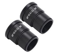 HETHLIF Adaptateur de Microscope, Monical Oculaire Microscope 10x Oculaire 2pcs Grand Angle Biologique Biologique 22 Mm Point de Montage 30 Mm