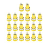 HETHLIF Banana Jack, Banana Jack Socket 4 Mm Strong Connectivité Résistance à la Corrosion 20pcs Pocket, Bonnes Performances ACCESSOIRES DE TEST ELECTRICAL (couleur jaune)