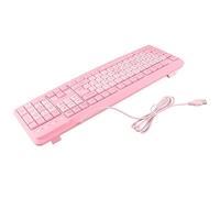 HETHLIF Clavier câblé USB pour Ordinateur Portable et Bureau, Conception Mécanique Ultra Mince avec Disposition Ergonomique, Compatible avec/Mac pour Le Bureau à Domicile et l'étude à Utiliser