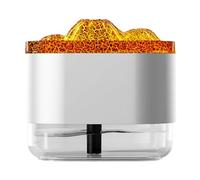 Hethlif Diffuseur de Flamme Diffuseur D'Huiles Essentielles D'AromathéRapie avec LumièRe D'Ambiance 300 ML Humidificateur à Brume FraîChe pour Le Bureau à Domicile -A