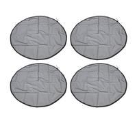 Hethlif Ensemble de Couvercle de Baril de Pluie en Maille 4 écrans de Filet de Seau de Paquet avec Cordon de Collecte d'eau Protecteur de Seau de Jardin pour Usage Extérieur de 37,4 Pouces