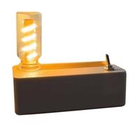 Hethlif Lampe à Succion Magnétique Décompression Veilleuse Mécanique 3D LED Rechargeable Levier de Pression Lampe de Nuit à Éjection