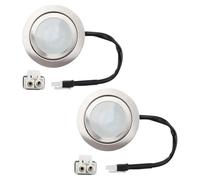 Hethlif Lampes de Hotte de Cuisinière 12 V DC 2 W avec Douille EL Mâle, Lot de 2 Ampoules LED Encastrées pour Placard et Cuisinière, Ampoule de Cuisine