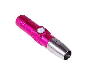 HETHLIF Lampes de Poche Portables LED pour Ongles, Mini Sèche-ongles en Gel, Lampe de Séchage, Rechargeable et Portable, en Aluminium (rouge)