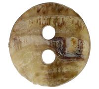 Hethlif Lot de 100 Perles Bouton en Nacre Coquillage Rond 10mm