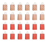 Hethlif M 24 PièCes Cadeaux de Saint Valentin, à Bonbons à Friandises avec PoignéEs en Papier Coeur Amour pour Mariage et Saint-Valentin