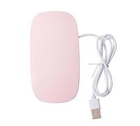 HETHLIF Mini Lampe LED pour Ongles en Forme de Lampe à Ongles Portable Manucure Rose Clair pour les Professionnels de L'art des Ongles