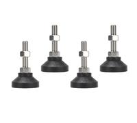 HETHLIF Niveaux de Mobilier Monuments de Table de Table de Table de Table de Chaise de Chaise de Chaise de Support de Support Noir 4pcs pour Le Bureau à Domicile