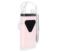 HETHLIF Perceuse à Ongles électrique Professionnelle sans Fil, 45000 Tr/min, Machine pour Salon de Manucure et Pédicure, ABS, Acier Inoxydable (Rose)