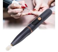 HETHLIF Perceuse à Ongles sans Fil, 15 000 Tr/min, Lime électrique Rechargeable Portable à 9 Vitesses avec Plusieurs Têtes de Ponçage pour le Soin des Ongles, Manucure et Pédicure (BLACK)