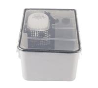 HETHLIF Pompe de Puisard de Douche Automatique 750GPH, Couvercle Transparent, Entrée Multiple pour Bateau Marin, Yacht, Matériau ABS (24V)