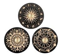 Hethlif Porte-Encens pour Bâtons Support de Plateau D'Encens en Bois avec 9 Trous pour la MéDitation de Yoga et la DéCoration de IntéRieure ou ExtéRieure