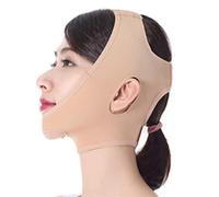 HETHLIF Sangle Faciale, Réduction des Rides, Ceinture de Levage, sans Stimulation, Réparation du Visage, Fournitures de beauté, Matériau Réglable en Néoprène pour Femmes et Hommes, (couleur de peau)