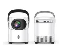 HETHLIF T2 Projecteur 1080p Home Theatre 11 Projecteur Video WiFi 6 BT Networks 4K Décodage 100in écran D'affichage Film Auto Fonction de Haut-Parleur intégré 5W White (Prise UE)