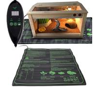 HETHLIF Tapis Chauffant Imperméable pour Semis 20 X 20 Pouces 6 Réglages de Température Coussin Chauffant pour Plantes pour le Jardinage Intérieur Station de Germination Hydroponique