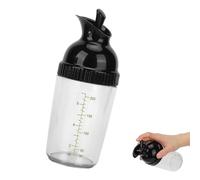 Heting-YQ Shaker à Vinaigrette Bouteille de Mélangeur de Vinaigrette 200 ML Condiments Container Bouteille avec Couvercle pour Cuisine Noir