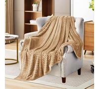 HETOOSHI Couverture en Molleton de Corail en Flanelle, Une variété de Tailles et de Couleurs, Douce et Chaude au Toucher, réduit Le Stress, améliore l'effet de Sommeil (Kaki, 180cm × 200cm)