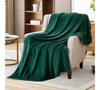 HETOOSHI Couverture en Molleton de Corail en Flanelle, Une variété de Tailles et de Couleurs, Douce et Chaude au Toucher, réduit Le Stress, améliore l'effet de Sommeil (rétro Vert, 200cm × 230cm)