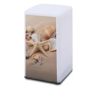 HETPLSD Veilleuse portable en forme d'étoile de mer sur le sable - Petite lampe de table portable alimentée par piles pour chambre à coucher, couloir, cuisine, bar