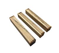 Hetre Echauffé, Lot de 3 Carrelets,140x20x20mm, Bois Précieux Ideal Tournage Sur Bois De Stylos, Lutherie, Instruments De Musique, Coutellerie, Manches De Couteaux, Sculpture, Bijouterie (3)
