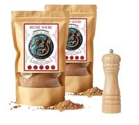 Hêtre sciure pour Fumage à Froid - Lot de 1,7KG + Moulin à Poivre Artisanal - 100% Français et Naturel - Idéal pour Viandes, Poissons - Utilisé par des Professionnels
