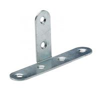 Hettich 1 équerre t coudé Acier zingué, l.40 mm