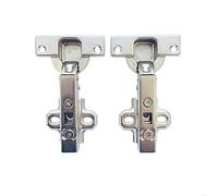 Hettich 110 Degré Plein Recouvrement Standard Charnières SANS Mécanisme de Fermeture Amortie Intermat 9943 Charniere pour Armoires de Porte Cuisine Complètement en Applique Lot de 2
