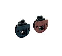 Hettich 25123 Slide Line 55 Pièce de guidage avec loquet à ressort en plastique Marron