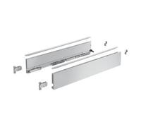 Hettich AvanTech YOU Kit de profil de côté de tiroir, hauteur 101 mm x NL 600 mm, argent, à gauche et à droite Quantité:1