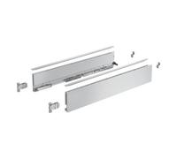 Hettich AvanTech YOU Kit de profil de côté de tiroir, hauteur 101 mm x NL 650 mm, argent, à gauche et à droite Quantité:1
