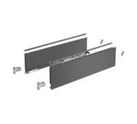 Hettich AvanTech YOU Kit de profil de côté de tiroir, hauteur 139 mm x NL 400 mm, anthracite, à gauche et à droite Quantité:1