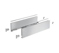 Hettich AvanTech YOU Kit de profil de côté de tiroir, hauteur 139 mm x NL 600 mm, argent, à gauche et à droite Quantité:1