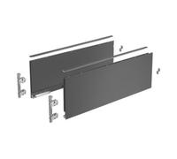 Hettich AvanTech YOU Kit de profil de côté de tiroir, hauteur 187 mm x NL 450 mm, anthracite, à gauche et à droite Quantité:1