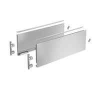 Hettich AvanTech YOU Kit de profil de côté de tiroir, hauteur 187 mm x NL 650 mm, argent, à gauche et à droite Quantité:1