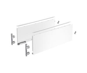 Hettich AvanTech YOU Kit de profil de côté de tiroir, hauteur 187 mm x NL 650 mm, blanc, à gauche et à droite Quantité:1