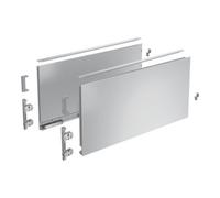 Hettich AvanTech YOU Kit de profil de côté de tiroir, hauteur 251 mm x NL 400 mm, argent, à gauche et à droite Quantité:1