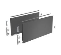 Hettich AvanTech YOU Kit de profil de côté de tiroir, hauteur 251 mm x NL 500 mm, anthracite, à gauche et à droite Quantité:1