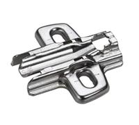 Hettich Embase cruciforme à visser Ø 3,0 mm Nickelé 9071577