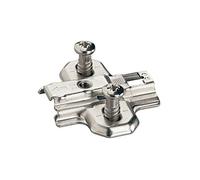 Hettich - Charnieres & Compas - Embase Cruciforme à Visser - Dimension : D=0 Mm - Couleur : Nickelé