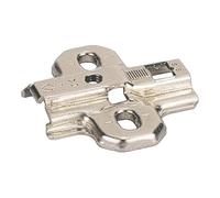 Hettich - Charnieres & Compas - Embase Cruciforme à Visser - Dimension : D=0 mm - Couleur : Nickelé