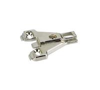 Hettich - Charnieres & Compas - Embase Cruciforme à Visser - Dimension : D=4,5 Mm - Couleur : Nickelé