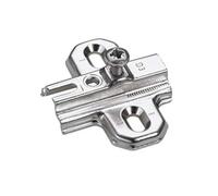 Hettich - Charnieres & Compas - Embases Cruciformes à Visser - Couleur : Nickelé