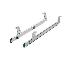 Hettich - Eclairage Multimedia - Coulisse à Billes Ka 3434/400 - Couleur : Zingué, Chromaté