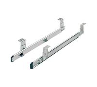 Hettich Éclairage multimédia Coulisse à billes Ka 3434/450 — Zingué, chromaté