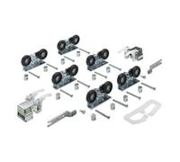 Hettich Ferrure de porte coulissante Hettich Top Line 1 jeu complet 3 portes 75kg DIN L/R Quantité:1